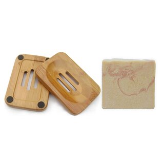 Mijo MOLLE-GERANIUM Ziegenmilchseife + Seifenschale