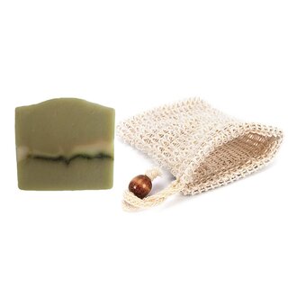 Mijo GREEN WAVE Zitronengras Seife + Sisal Seifens�ckchen