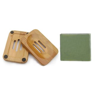 Mijo ALOE VERA Seife + Bambus Seifenschale