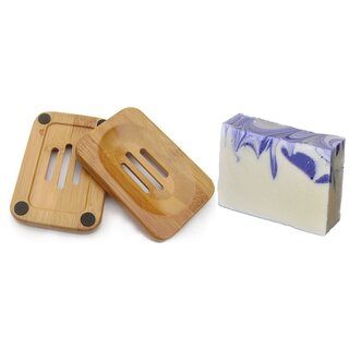 Mijo ALMOND LAVENDER Lavendelseife + Seifenschale